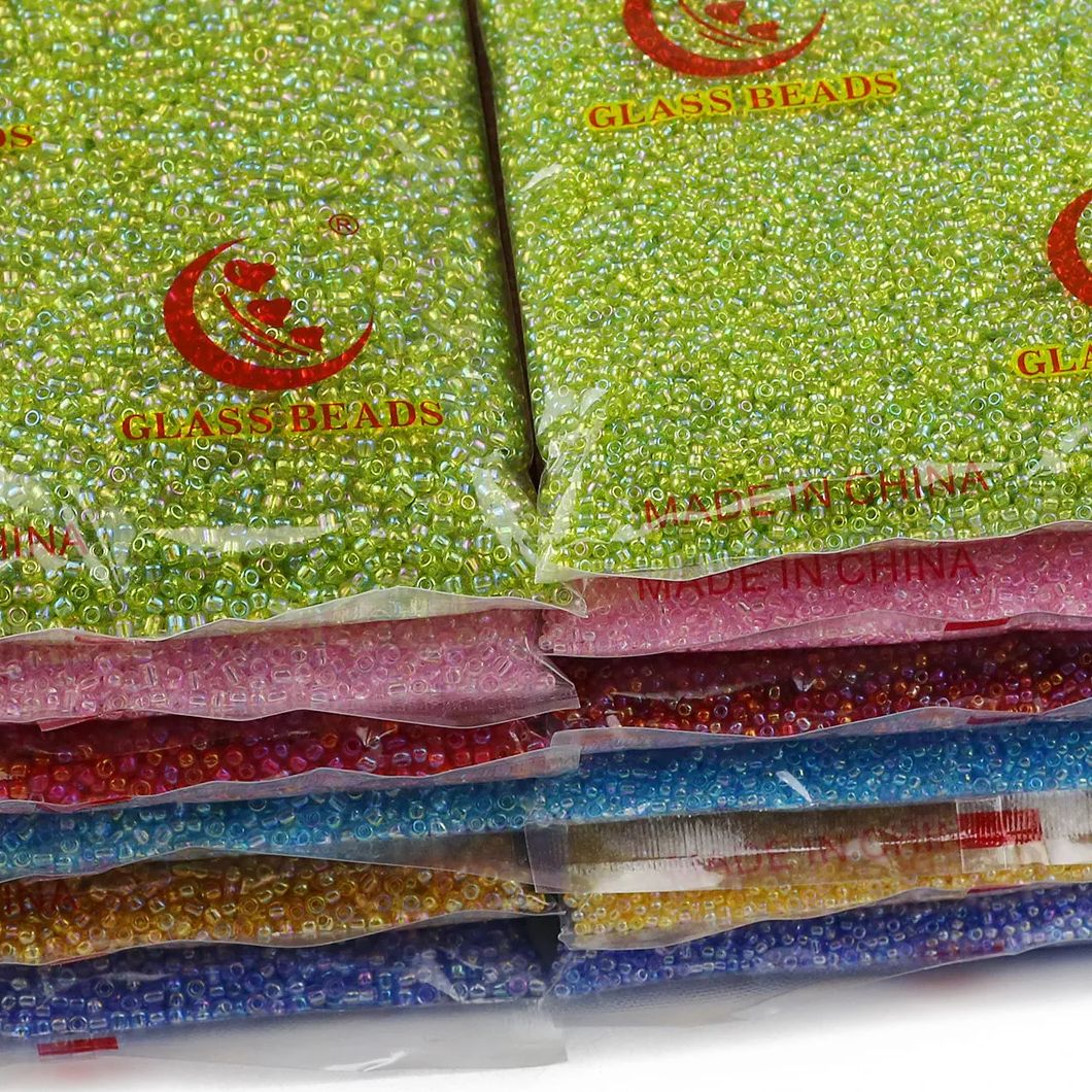Glass Seed Beads 2Mm Jewelry Making - Checa Grânulos De Semente De Vidro