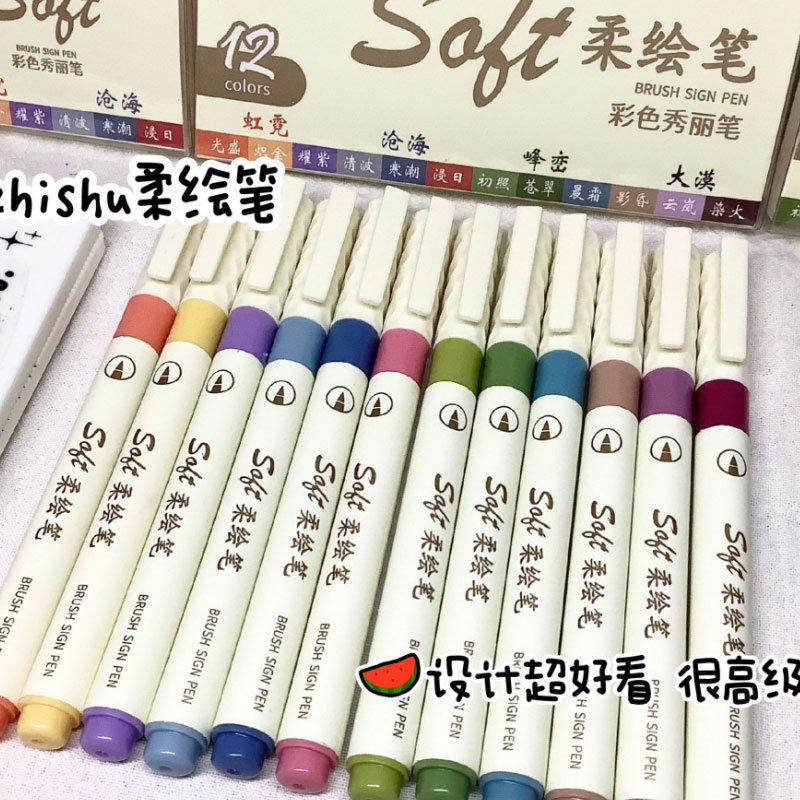 Painting Supplies - 24/3 cores vintage aquarela letras arte