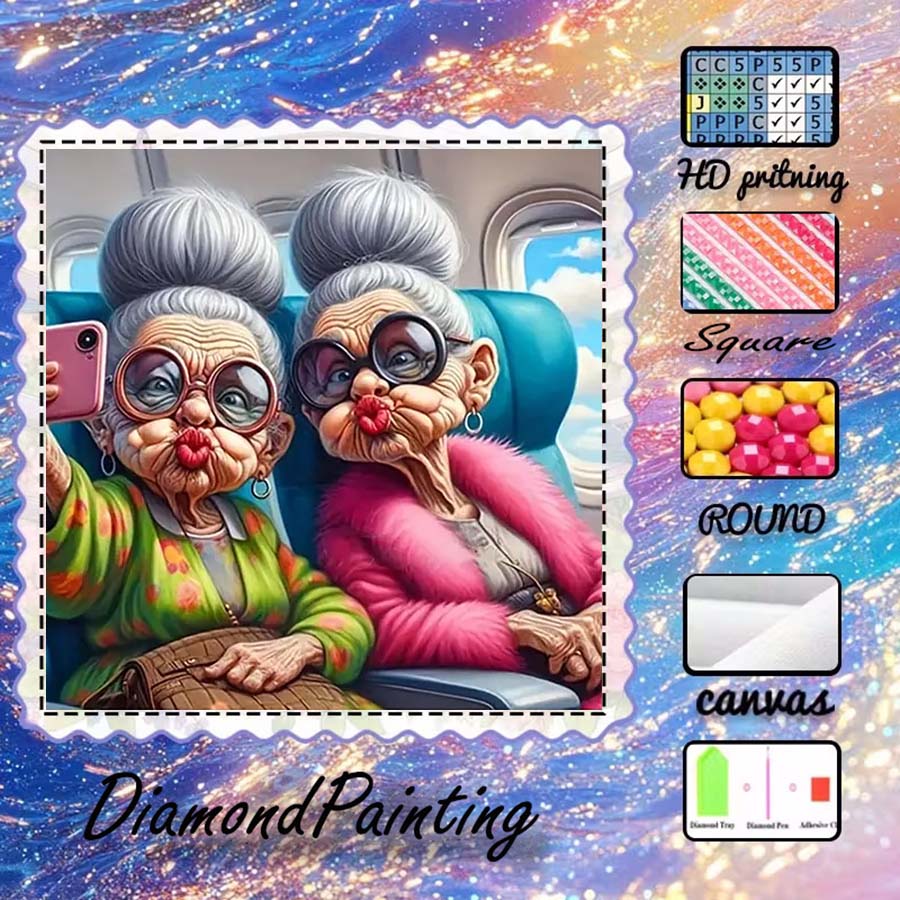 5D Diamond Painting Kit Full Drill - 1 peça de tecido flocado 5D