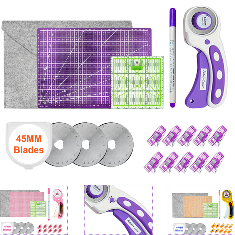 Rotary Cutter For Fabric 45Mm - Cortador Rotativo de 45mm com Base