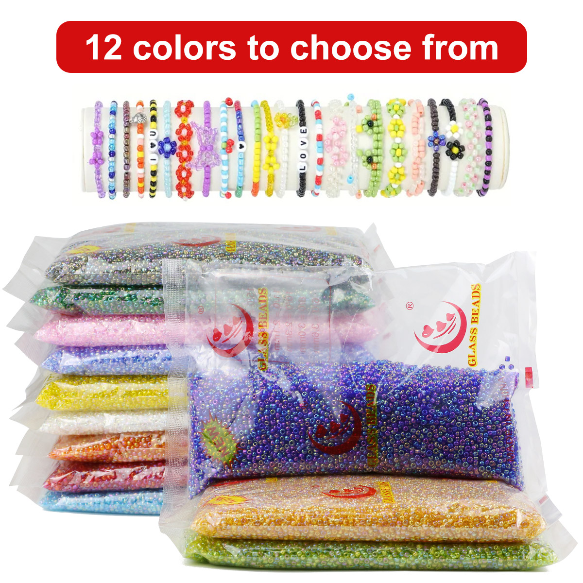 Checa Grânulos De Semente De V - Glass Seed Beads 2Mm Jewelry Making avaliação e preço