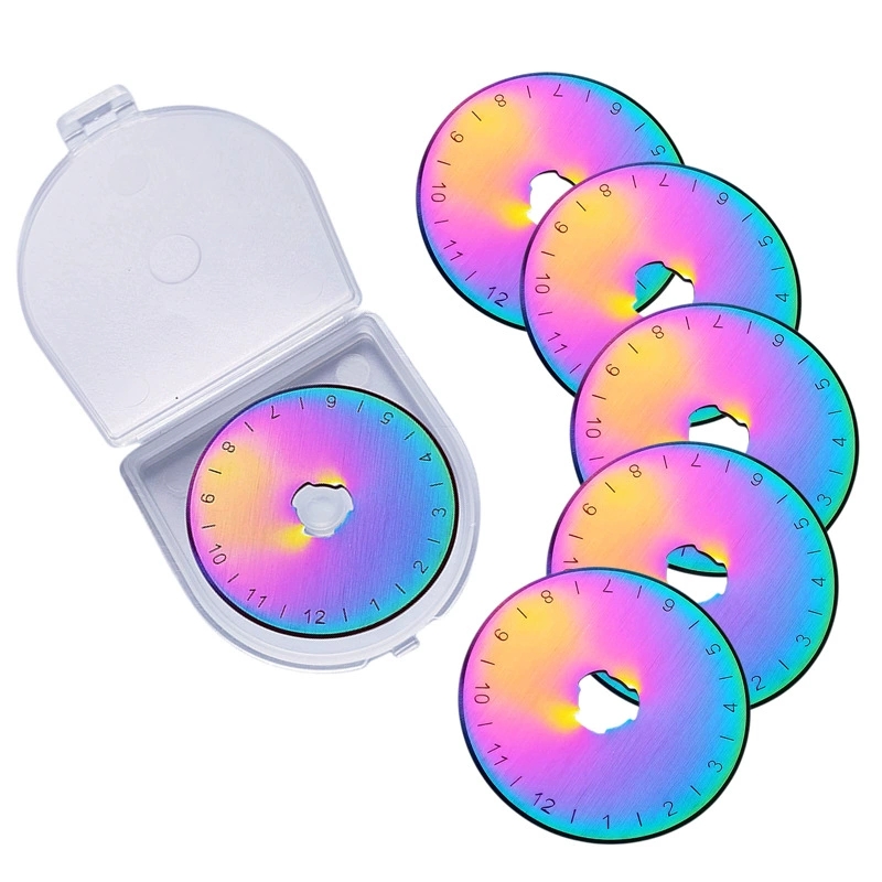 10 Peças Lâminas de Corte Rota - Rotary Cutter For Fabric 45Mm avaliação e preço