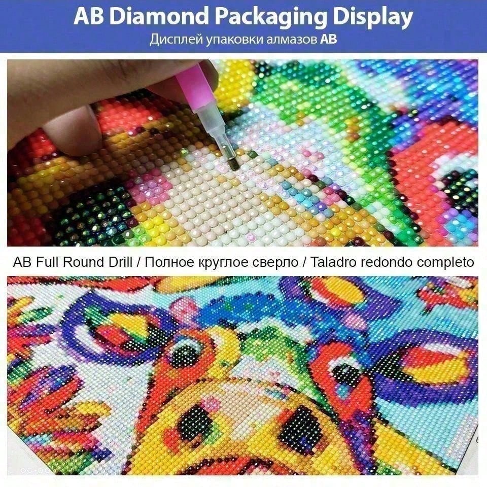 1 peça - Potdemiel-5D-DIY - Te - 5D Diamond Painting Kit Full Drill avaliação e preço