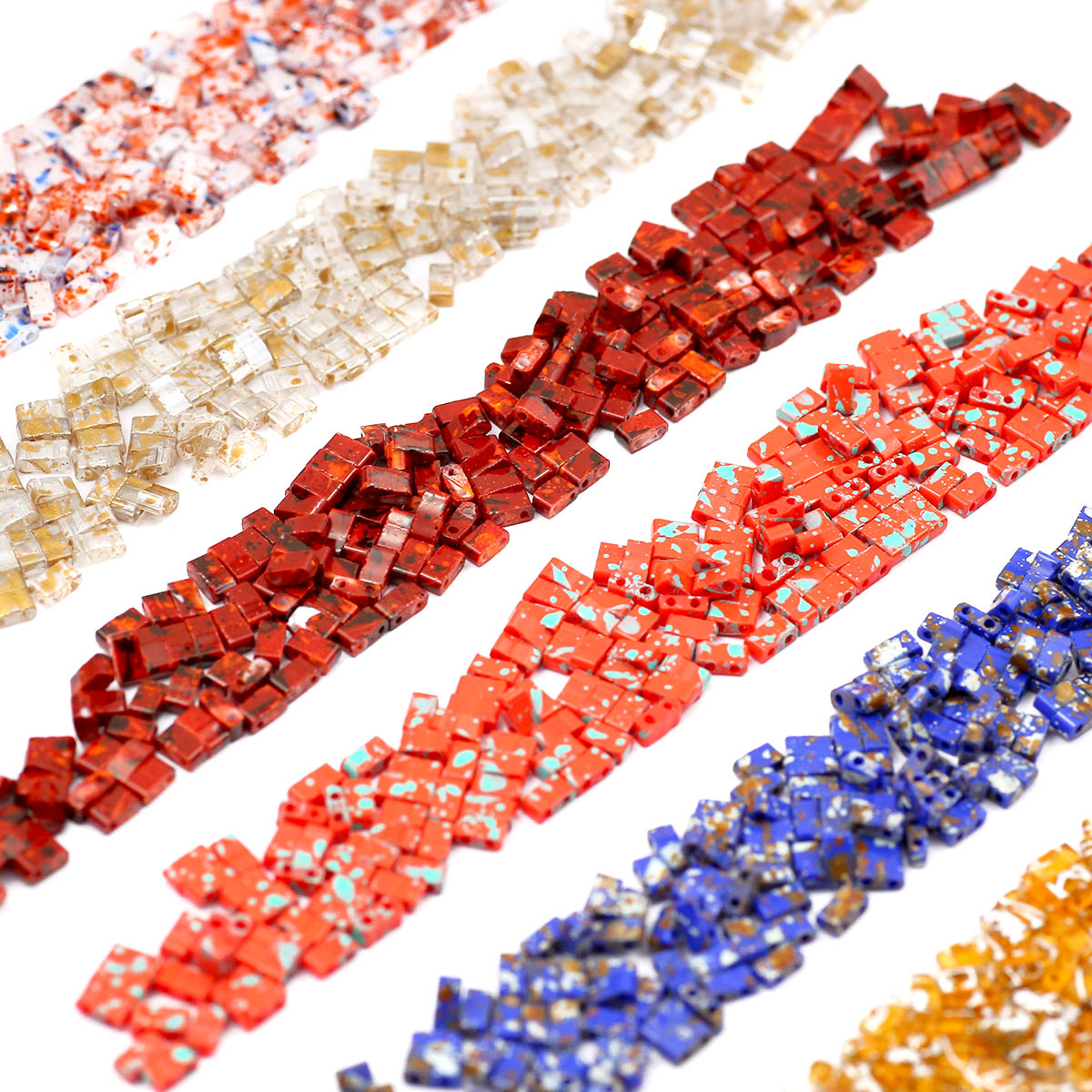 5x2mm picasso cor furos duplos - Glass Seed Beads 2Mm Jewelry Making avaliação e preço