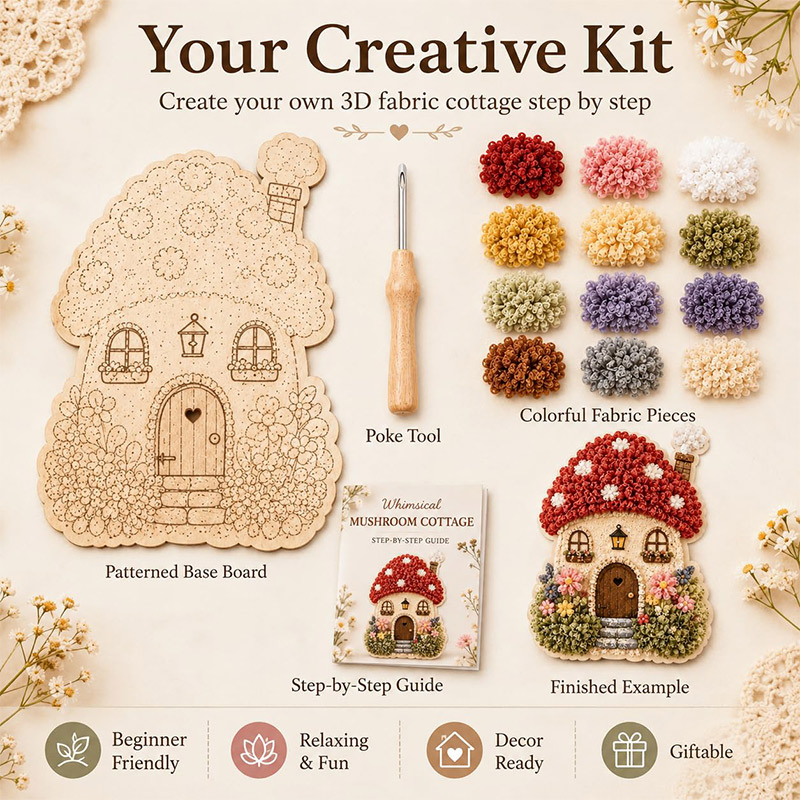 Kit DIY de Arte Poke 3D Casa C - Craft Tools avaliação e preço