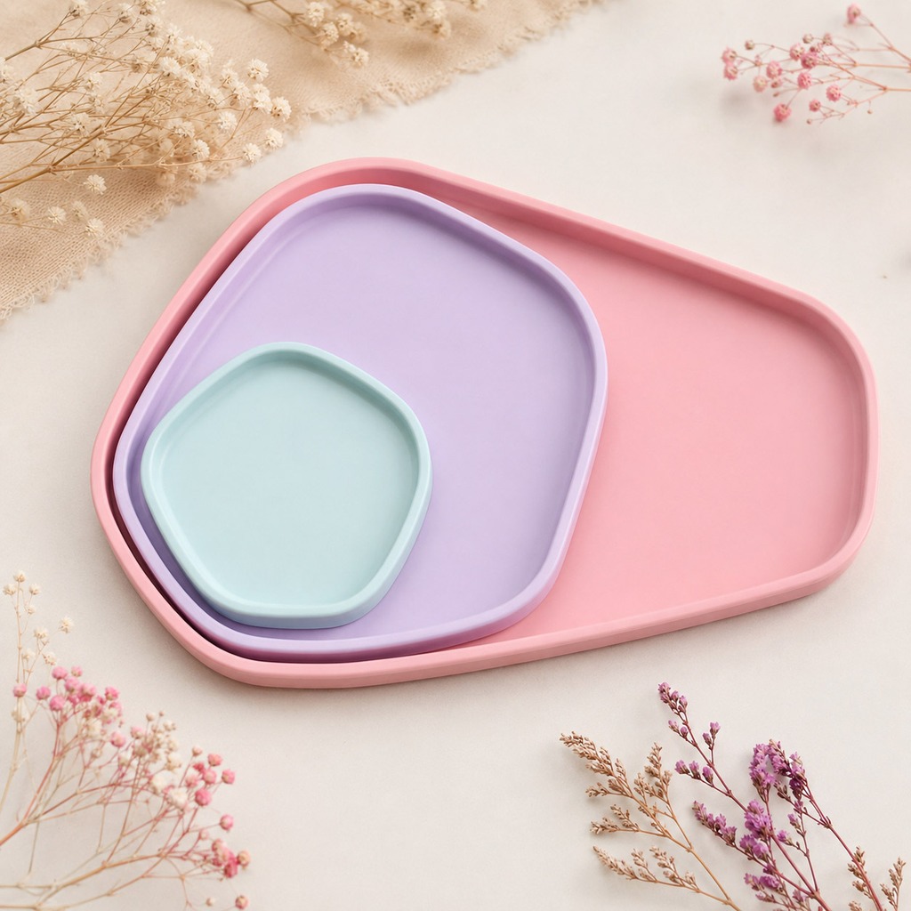 Conjunto de 3 Peças de Moldes  - Silicone Epoxy Resin Molds Set avaliação e preço