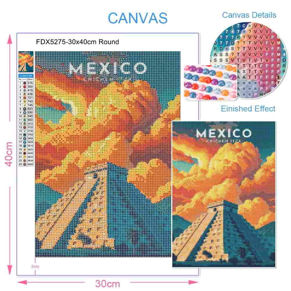 Kits de Pintura Diamante 5D, B - 5D Diamond Painting Kit Full Drill avaliação e preço